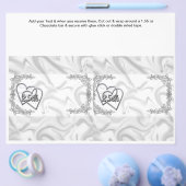 Silver Anniversary 25. Custom Candy Bar Wrappers Flyer (Einzeln)