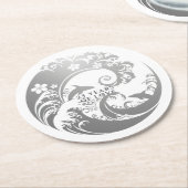 Silver Anniversary Gift for Parents Runder Pappuntersetzer (Angewinkelt)