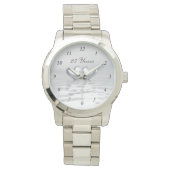 Silver Anniversary Hearts Armbanduhr (Vorderseite)