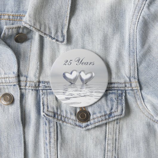 Silver Anniversary Hearts Button (Beispiel)
