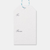 Silver Anniversary Hearts Geschenkanhänger (Rückseite)