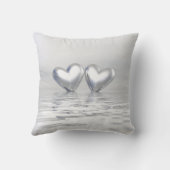 Silver Anniversary Hearts Kissen (Rückseite)