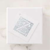 Silver Anniversary Illuminated Letter Z Monogram Geschenkanhänger (Mit Box)