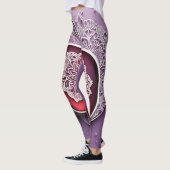 Silver Apple Lace AI art Leggings (Links)