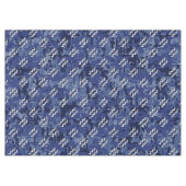 Silver Aquarius Zodiac Sign Navy Blue Digital Camo Tischdecke (Vorderseite (Horizontal))