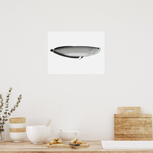 Silver Arowana Poster (Küche)
