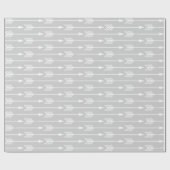 Silver Arrows Pattern Geschenkpapier (Flach)