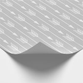 Silver Arrows Pattern Geschenkpapier (Ecke)