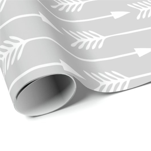 Silver Arrows Pattern Geschenkpapier (Rolleneckpunkt)