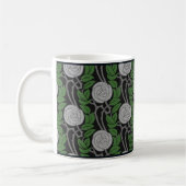 Silver Art Nouveau Rose Kaffee Tasse (Links)