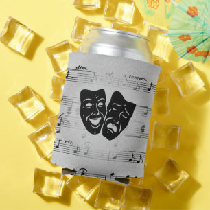 Silver Art Unites Theatermasken Dosenkühler