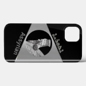 Silver Assyrian Lamassu iPhone / iPad Fall Case-Mate iPhone Hülle (Rückseite (Horizontal))