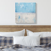 Silver Aura Leinwanddruck (Insitu (Schlafzimmer))