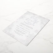 Silver Baby es ist kalt draußen Babydusche Folieneinladung (Gedreht)