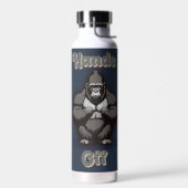 Silver Back Gorilla Hands Off Trinkflasche (Links)