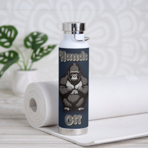 Silver Back Gorilla Hands Off Trinkflasche
