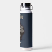 Silver Back Gorilla Hands Off Trinkflasche (Rückseite)
