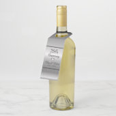 Silver Background mit Funken Flaschenanhänger (Angewinkelt)