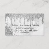 Silver Balloons Event Wedding Business Ca Visitenkarte (Rückseite)