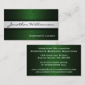 Silver Band Moderne Berufliche Visitenkarte (Vorne/Hinten)