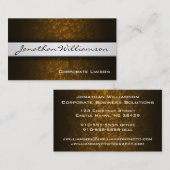 Silver Band Moderne Berufliche Visitenkarte (Vorne/Hinten)