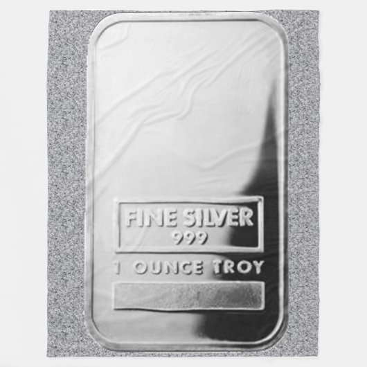 SILVER BAR Fleece Blanket (Vorderseite)