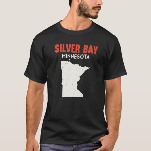Silver Bay Minnesota USA Staat America Travel Minn T-Shirt (Vorderseite)