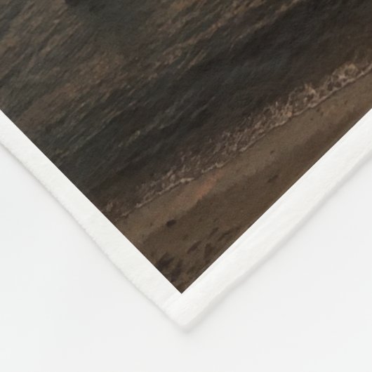 Silver Beach Fleece Blanket, 30" x 40" (Ecke)