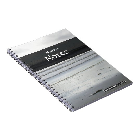 Silver Beach Notebook Notizblock (Rechte Seite)