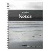 Silver Beach Notebook Notizblock (Vorderseite)