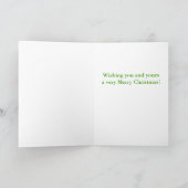 Silver Bells Custom Christmas Card Feiertagskarte (Innenseite)