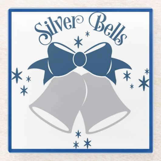 Silver Bells Glass Untersetzer (Vorderseite)