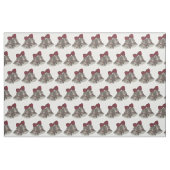Silver Bells Gray Wedding Anniversary Verlobung Stoff (Fat Quarter (45,7 x 55,9 cm))