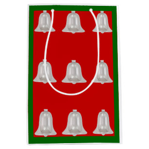 Silver Bells Mittlere Geschenktasche Geschenktüte