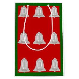 Silver Bells Mittlere Geschenktasche Mittlere Geschenktüte