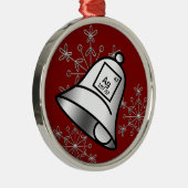 Silver Bells Periodischer Tafelschneeflocken - Ges Ornament Aus Metall (Rechts)