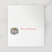 Silver Bells Platzkarte (Außenseite Aufgefaltet)