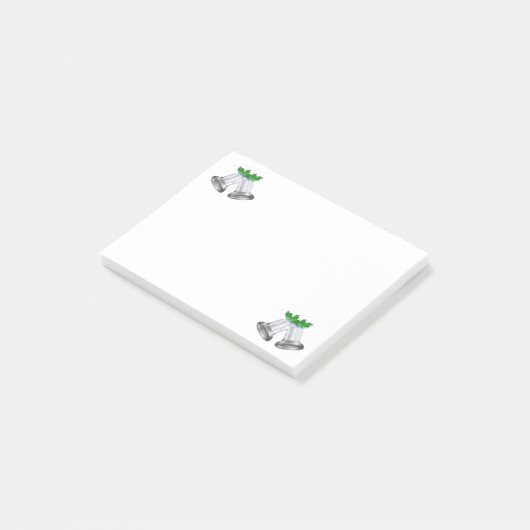 Silver Bells Postit Notes Post-it Klebezettel (angewinkelt)