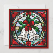 Silver Bells Rotes Ribbon Imitate gestanzt Glas (Vorderseite)