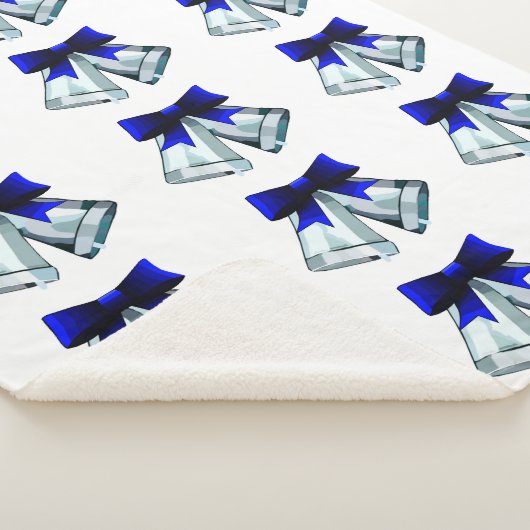Silver Bells Sherpa Blanket Sherpadecke (3/4)