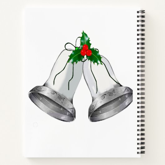 Silver Bells SpiralNotebook Notizblock (Rückseite)