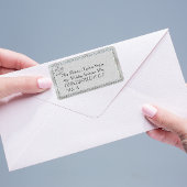 Silver Bells Wedding Address Labels Adressaufkleber