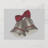 Silver Bells Wedding Bell Save the Date Postkarten
