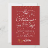 SILVER BELLS / Weihnachtsfotokarte Feiertagskarte (Rückseite)