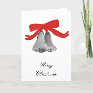 Silver Bells Weihnachtskarte Dankeskarte