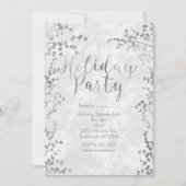 Silver Berries Feiertag Wintereinladungen Einladung (Vorderseite)