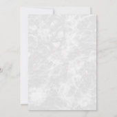 Silver Berries Feiertag Wintereinladungen Einladung (Rückseite)