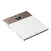 Silver Beruflich Medical Caduceus - Notepad Notizblock (angewinkelt)