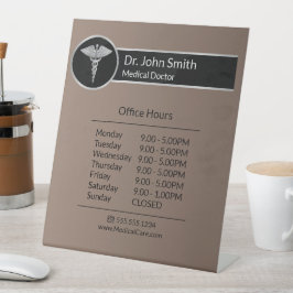 Silver Beruflich Medical Caduceus Öffnungszeiten Sockelschild