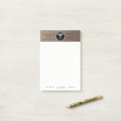 Silver Beruflich Medical Caduceus Post-it® Note Post-it Klebezettel (Auf Schreibtisch)